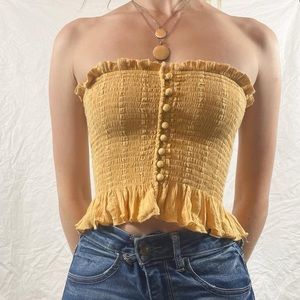 American Eagle Strapless Corset top